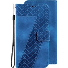 Manyi Mall Onur X7 Kart Yuvası Fonksiyonu Için Kılıf Cüzdan Kabartmalı Desen Flip Folio Pu (Yurt Dışından)