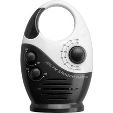 Sunshinee Am/fm Mini Duş Radyo Banyo Su Geçirmez Radyo Asılı Müzik Radyo Dahili Hoparlör (Yurt Dışından)