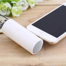 Sunshinee 3.5mm Jack Stereo Mini Hoparlör Taşınabilir Mp3 Müzik Çalar Hoparlör Amplifikatör Hoparlör Cep Telefonu Tablet Pc-Beyaz (Yurt Dışından)