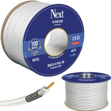 Next YE-6401 Anten Kablosu Rg6 U4 64 Tel 100 Metre