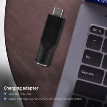 Sunshinee Dc Jakı 7.4 x 5.0mm Dizüstü Bilgisayar Telefonu Için Usb-C Tip-C Güç Fişi Şarj Adaptörüne Giriş (Yurt Dışından)