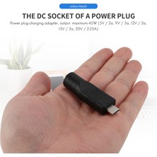 Sunshinee Dc Jakı 7.4 x 5.0mm Dizüstü Bilgisayar Telefonu Için Usb-C Tip-C Güç Fişi Şarj Adaptörüne Giriş (Yurt Dışından)