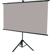 Sunshinee Projektör Ple Perde Anti-Işık Ekranı 80 Inç Ev Açık Ofis Taşınabilir 3D Hd Projektör Ekranı (Yurt Dışından)