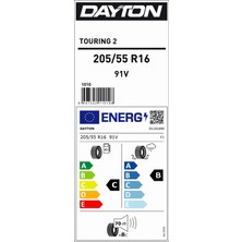 Dayton 205/55 R16 91V Touring 2 Yaz Lastiği (Üretim Yılı: 2024)