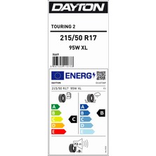 Dayton 215/50 R17 95W Xl Touring 2 Yaz Lastiği (Üretim Yılı: 2024)