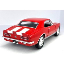 Hepsilazım 1967 Chevrolet Camaro Z/28 (Şeritli) - Çek Bırak 5inch. Lisanslı Model Araba, Oyuncak Araba 1:37