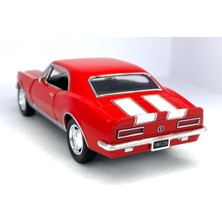 Hepsilazım 1967 Chevrolet Camaro Z/28 (Şeritli) - Çek Bırak 5inch. Lisanslı Model Araba, Oyuncak Araba 1:37