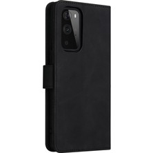 Kart Tutucu Kickstand Tam Koruma Folio ile Oneplus 9 Pro Için Kılıf (Yurt Dışından)