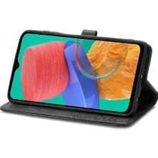 Samsung M33 5g Zarif Desen Basit Iş Deri Kılıf (Yurt Dışından)