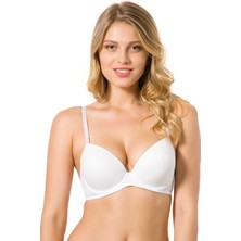 Le Jardin 7050 Micro Kaplı Kulaksız Push Up Balenli Silikonlu Sütyen