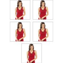 Özkan Underwear 2001 5'li Paket  Kadın Atlet