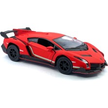 Hepsilazım Lamborghini (Mat Renkli) Çek Bırak 5inch. Lisanslı Model Araç, Oyuncak Araba