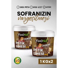 FoodNut Çikolatalı Fıstık Ezmesi 2 Li Çikolata Parçacıklı Fıstık Ezmesi 2 kg