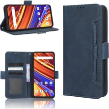 Bdt Shop Umidigi Power 7/7s ile Uyumlu Kickstand Koruyucu, Kredi Kartı Tutacağı Pu Deri Darbeye Dayanıklı Telefon Kılıfı (Yurt Dışından)