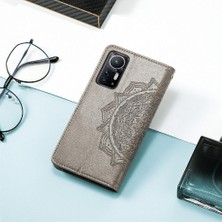 Bdt Shop Xiaomi 12 Için Kılıf Zarif Desen Deri Kılıf Darbeye Basit (Yurt Dışından)