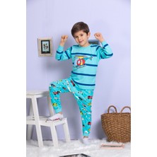Sesa Kids  Pamuk Erkek Çocuk Pijama Takımı