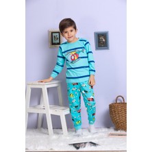 Sesa Kids  Pamuk Erkek Çocuk Pijama Takımı