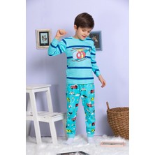 Sesa Kids  Pamuk Erkek Çocuk Pijama Takımı