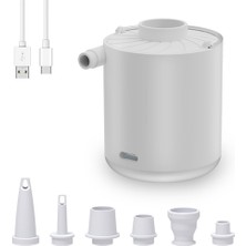 Talent Mini Hava Pompası Taşınabilir Kamp Işık Minik Şişirme/deflatör Pompası Pil ile USB Şarj Edilebilir Havuz Yüzen Hava Yatağı (Yurt Dışından)