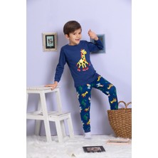 Pamuk Baskılı Erkek Çocuk Pijama Takımı-Sesa Kids