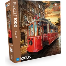 Blue Focus 1000 Parça Puzzle - Istiklal Street (Istiklal Caddesi)