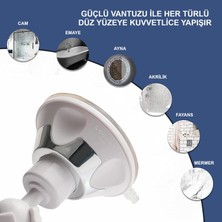 Valkyrie Duş Banyo Tuvalet Aynası 5x Yakınlaştırma - Buğu Önyeyici Vantuzlu 360 Derece Ayna