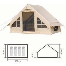 Madfox Burton Glamping Cotton Inflatable Şişme Çadır