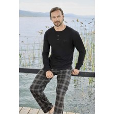 Aydoğan Erkek Modal Uzun Kollu  Pijama Takımı 3431 - 1 Adet