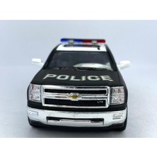 Hepsilazım 2014 Chevrolet Silverado Polis Çek Bırak 5 Inch. Oyuncak Araba 1:46