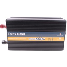 Entex 12 V Volt 600 W Watt Modifiye Sinus Solar Inverter 220 Çevirici Invertör Dönüştürücü