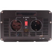 Entex 12 V Volt 2kw 2000 W Watt Modifiye Sinus Inverter 220 Çevirici Invertör Dijital Ekranlı Dönüştürücü