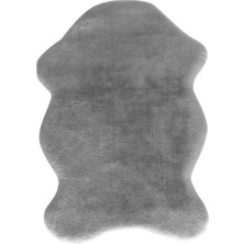 Jassrug Kürk Post Halı 100X140 Gri