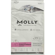 Molly Mother&babycat Hipoalerjenik Düşük Tahıllı Tavuklu Yavru Kedi Maması 2 kg