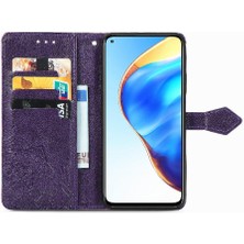 YH Market Xiaomi 10T Için Kılıf Zarif Desen Darbeye Deri Kılıf Basit Flip (Yurt Dışından)