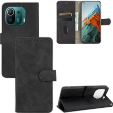 YH Market Xiaomi 11 Pro Deri Folio Flip Case Kart Ekleme Koruyucu Kılıf (Yurt Dışından)