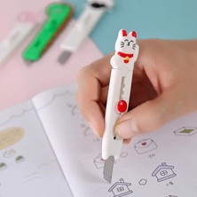 Bifeng Shop Dinozor Tarzı Kawaii Art Craft Maket Bıçağı Sevimli Mini Kırtasiye Bıçağı Kutusu Kesici Mektup Kağıt Bıçağı Ofis Okul Malzemeleri Kesme Kağıdı (Yurt Dışından)