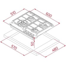 Teka Urban Serisi Gri Set ( Dlv 68660- Gzc 64320 -Hlb 8600 St-Ml 8220 Bıs )