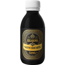 Sek Aroma Altın Seri Anason Yağı-Hazır Karışım Altın Seri Rakı Kiti 50 ML(1 Litreye Uyumlu)+Test Kiti Hediyeli