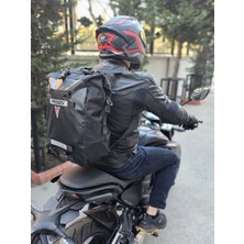 Motoanl Motosiklet Lüx Sırt Çantası,arka ve Yan Çanta Olma Özellikli Waterproof Motor Touring Çanta 20 Lt