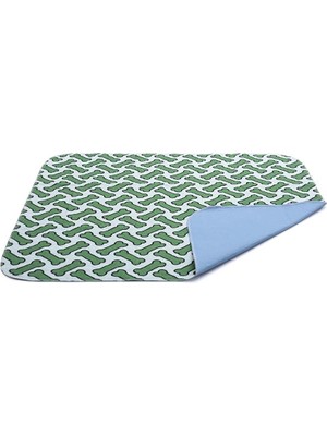 Abso 4 Katlı Yıkanabilir Emici Köpek Pedi Kemik Baskılı 100 x 100 cm