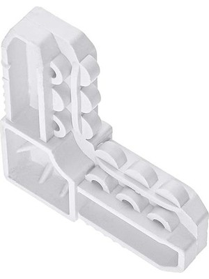 Mavi Trend Mavitrend 17X25 mm Sineklik Köşe Takozu 10 Adet Beyaz Renkli