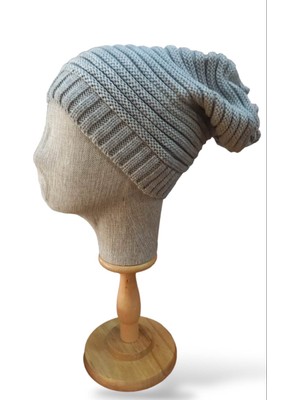 Salar Ticaret Unısex Triko Bere Gri