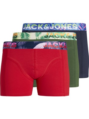 Jack & Jones 3'lü Logolu Boxer Paketi - Çocuk