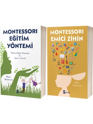 Montessori Eğitim Yöntemi - Emici Zihin 2 Kitap - Maria Montessori