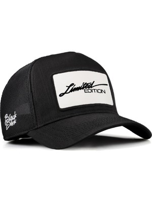 Black Börk Blackbörk V2 Trucker Limited Edition - 1 Kod Logolu  Siyah Cordura Kumaş Şapka (Cap)