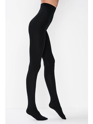 Penti Siyah Termal Külotlu Çorap