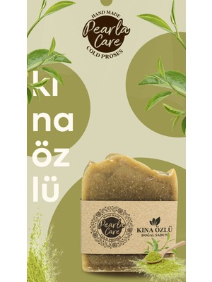 Pearla Care Doğal Kına Özlü Sabunu (135 Gr.)