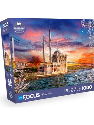 Blue Focus 1000 Parça Puzzle - Istanbul Bosphorus (Istanbul Boğazı)