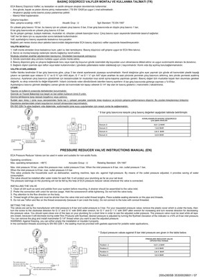 E.C.A 2” Basınç Düşürücü Valf Pistonlu 602111018