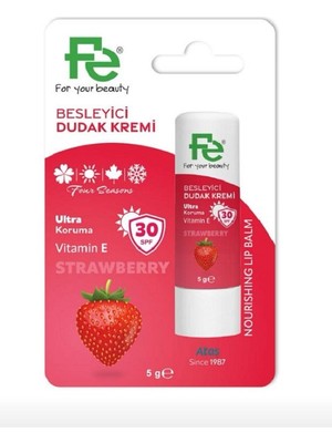 Fe Besleyici Dudak Kremi Çilek